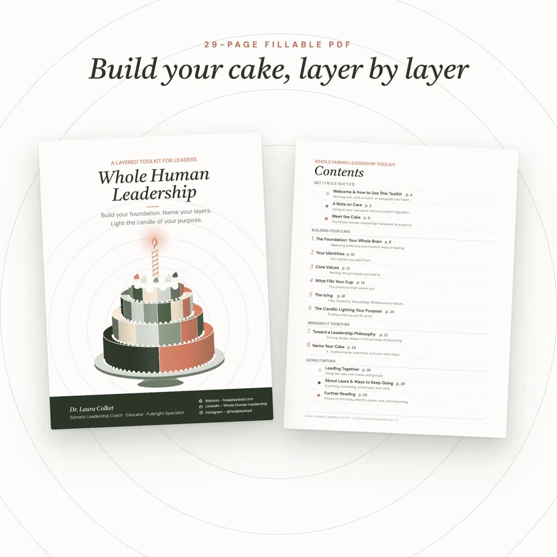Preview pages of Whole Human Leadership: The Guide